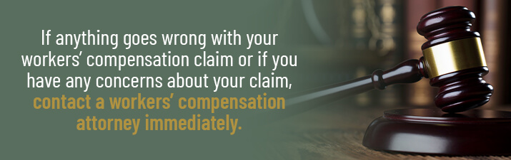 contact a workers' compensation attorney immediately