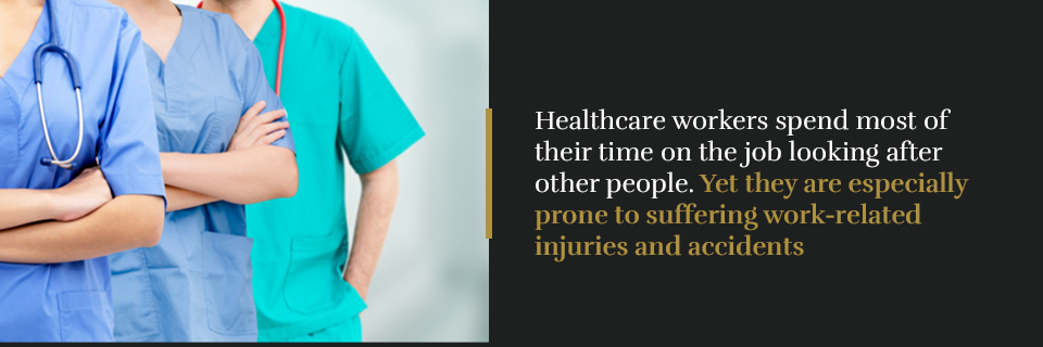 Health care job injury information