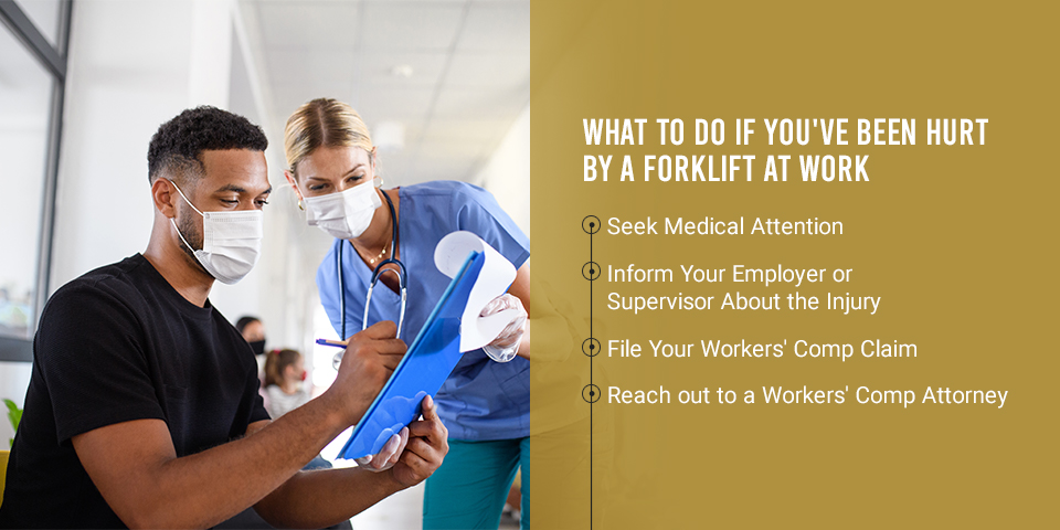 What to Do if You've Been Hurt by a Forklift at Work