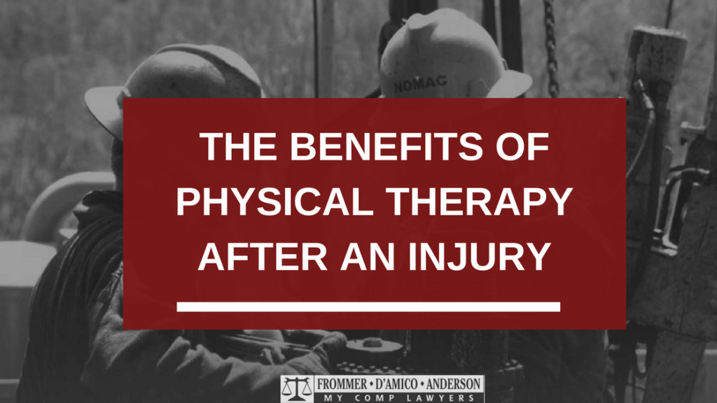 Benefits of receiving physical after a work injury
