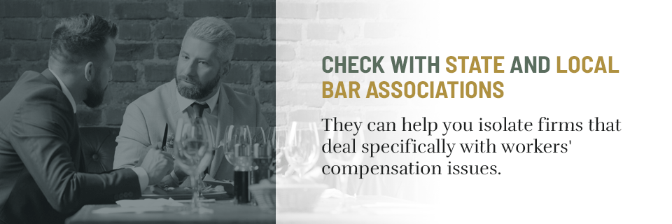 Check with State and Local Bar Associations