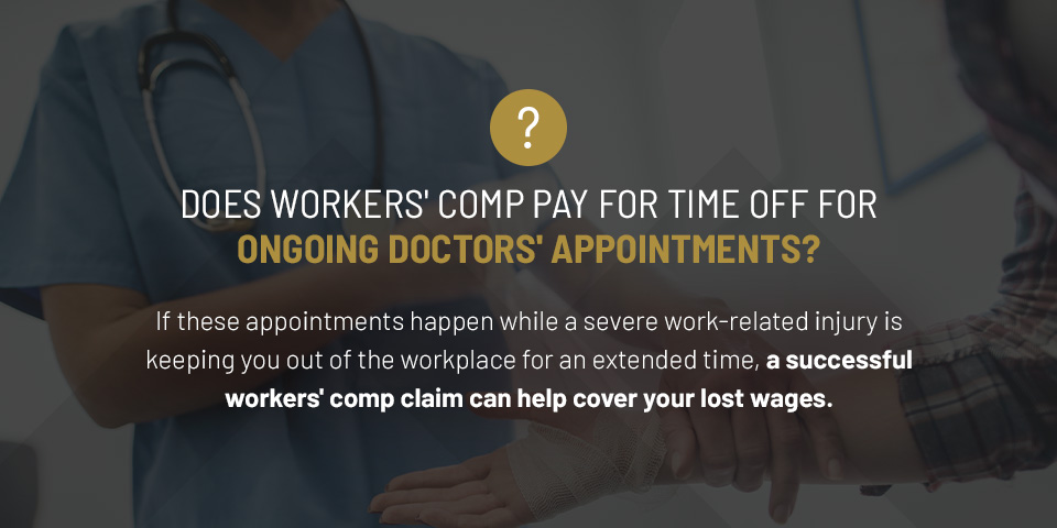 Does Workers' Comp Pay For Time Off For Ongoing Doctors Appointments?