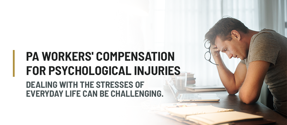 Workers Compensation for Mental or Psych Injury in PA