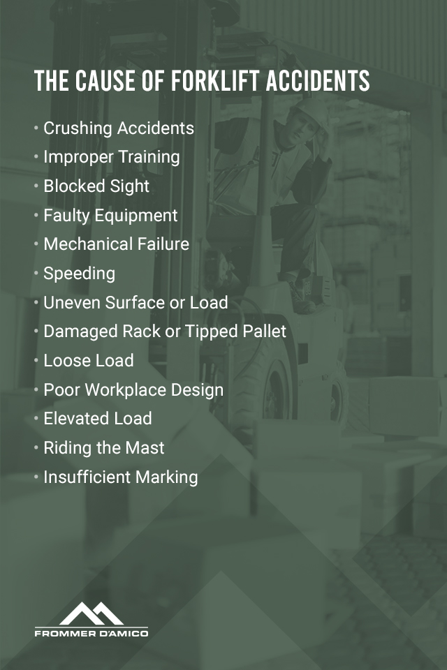 Crush injury of the lower leg after a lift truck accident