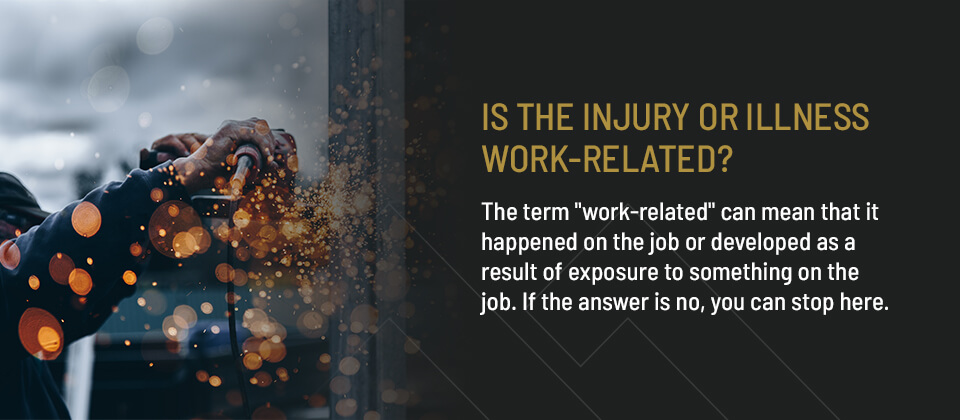 Is the injury or illness work-related?