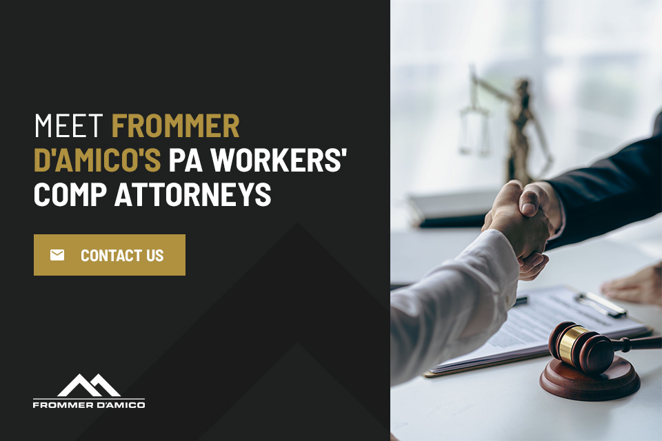 Meet Frommer D'Amico's PA Workers' Comp Attorneys